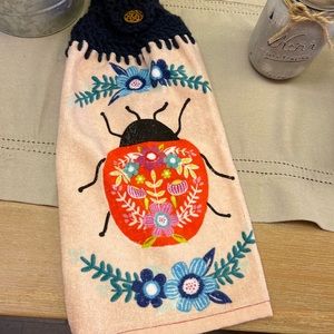 handmade crochet topper dishcloth